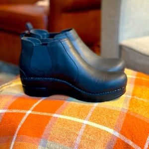 Dansko “Frankie” Leather Chelsea Boots